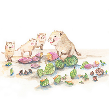 いのししとかぼちゃ